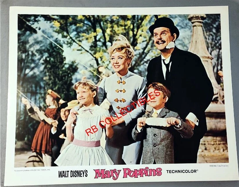 Mary Poppins - Tarjeta de vestíbulo de teatro original (no es una reproducción) - Nueva - 1973 Foto 1 de 1