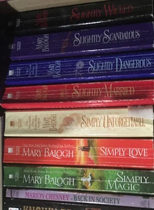 Best ROMANCE LOT Any 3 Mary Balogh Slightly Simply Jude Deveraux Velvet Heyer - Picture 1 of 4