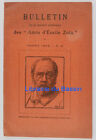 Bulletin de la Société Littéraire des "Amis d'Emile Zola" n°9 Collectif 1926
