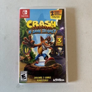 Nintendo Switch Crash Bandicoot N Sane Trilogy Case Only No Game - Picture 1 of 4