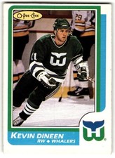 1986-87 O-Pee-Chee Kevin Dineen #88 Hartford Whalers