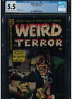 WEIRD TERROR #9 CGC 5.5 COMIC MEDIA DON HECK COVER ART 1954 CLASSIC PRECODE CTOW