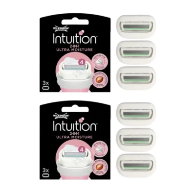 6 Wilkinson Intuition Ultra Moisture Rasierklingen für Damen NEU ohne OVP