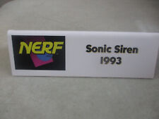 NERF HASBRO TOYFARE CONVENTION SIGN DISPLAY SONIC SIREN 1993