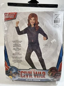 Black Widow Captain America Bürgerkrieg Marvel Superheld Halloween Kinderkostüm - Bild 1 von 6