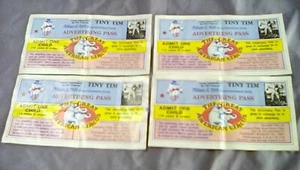 THE GREAT AMERICAN CIRCUS ADVERTISING PASSES - TINY TIM - 1987 - Picture 1 of 1
