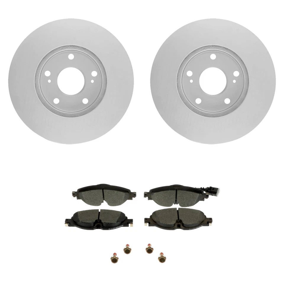 Kit de pastillas de freno de disco cerámicas azules rotores delanteros Bosch de 312 mm para Audi A3 Quattro Foto 1 de 1