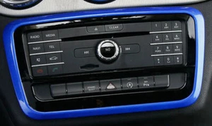 Fit For Benz GLA CLA 2013-2019 Gloss Black Console CD Switch Control Panel Decor - Picture 1 of 6