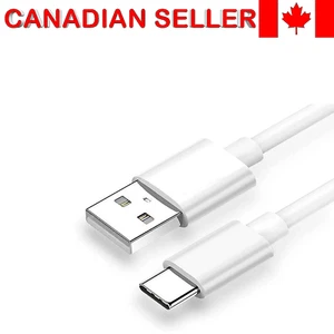 USB Type C Cable 3.1 Sync Charger Charging Samsung S20 FE S10 S9 S8 Pixel 4a 3ft - Picture 1 of 3