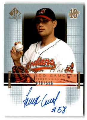 2003 SP Authentic #187 Fran Cruceta FW AU RC /500 (ref 205612) - Image 1 of 2