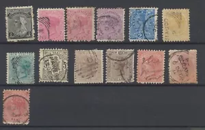 New Zealand Stamps 1892 SG199;201;203;217/8;220;223;235;237/8;240;243;245 - Picture 1 of 2
