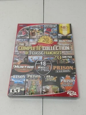 Complete Collection 20 Games 18 Wheels of Steel Hunting Unlimited Prison Tycoon  - Image 1 of 4