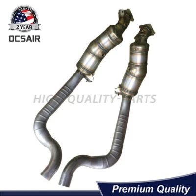 Convertidores catalíticos izquierdo derecho 2 piezas para Porsche Panamera 4,8 L V8 - Gas 2010-14 Foto 1 de 4