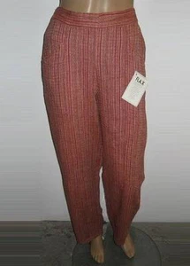 NUEVO CON ETIQUETAS PANTALÓN CÓMODO DE LINO DE PRIMAVERA GENEROSO + TALLA 4 COLORES 2 TALLAS $100+ VALOR - Imagen 1 de 1