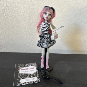 Monster High Rochelle Goyle prima ondata bambola ali quasi completa supporto diario - Foto 1 di 7