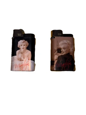 VINTAGE RARE MARILYN MONROE CIGARETTE LIGHTER , LOT OF TWO (COLLECTIBLE) - Image 1 of 2