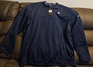 Neu mit Etikett Nike Golf Dri Fit halber Reißverschluss Überwurf Herren 3 x Large marineblau neu mit Etikett  - Bild 1 von 16