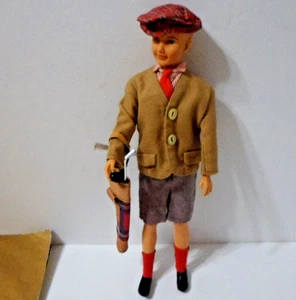 IDEAL TAMMY DOLL TED BROTHER 12.5"  9450-8 SL B-12 1/2-W-2 1960'S GOLFER - Picture 1 of 8