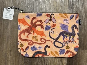 Danica Studio Bolsa Grande con Cremallera (Miembra) 100% Algodón TOTALMENTE NUEVA Dragones - Imagen 1 de 9