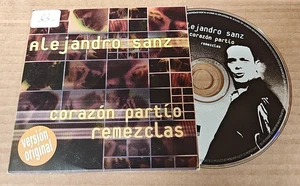 ALEJANDRO SANZ Corazon partio REMIXES SPAIN CD SINGLE 1998 CARD SLEEVE VERY RARE - Picture 1 of 2