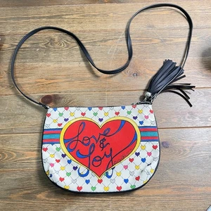 Bandolera Brighton Love & Joy Multicolor Lona Bolso de Mano Cartera con Borla - Imagen 1 de 6