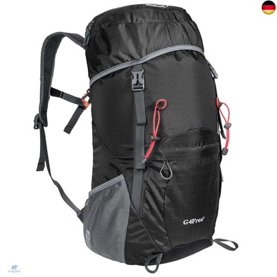 G4Free 40L Wasserdichter Ultraleicht Faltbarer Trekkingrucksack Daypack Damen