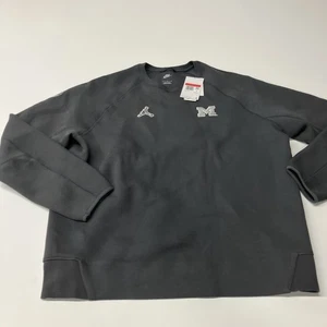 Sudadera Nike Jordan Fleece Michigan Wolverines Media Day FD0339-060 Talla L - Imagen 1 de 8