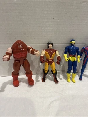 Vintage 1991 Marvel  X-Men Toy Biz Action Figures Loose Lot Of 4 - Image 1 of 4