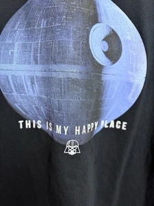 Star Wars Darth Vader Death Star Graphic Tee Shirt Mad Engine Men’s L Black - Picture 1 of 4