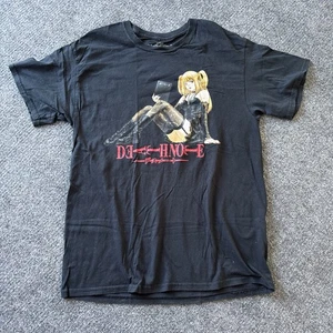 Death Note Misa Misa 00s T-Shirt Gr. L Anime Grafik Schwarz Tee Vintage Style - Bild 1 von 6