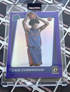 2021-22 Optic Cade Cunningham Purple Holo Prizm Raw Rated Rookie - Picture 1 of 3