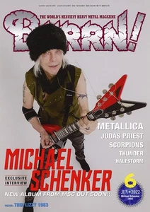 BURRN! Jun 2022 MSG Cover - Michael Schenker Interview - Picture 1 of 1