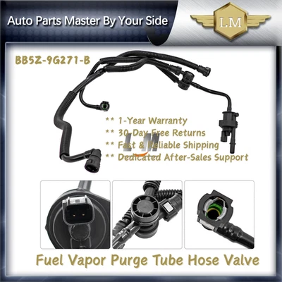 Válvula de manguera de tubo de purga de vapor de combustible EcoBoost 2,0 L Fit Ford Explorer Taurus Edge Foto 1 de 4