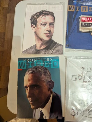 Huge Wired Magazine Lot, Various Years Some Never Opened Obama Mark Zuckerberg - Image 1 of 4