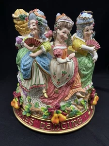 Fitz & Floyd 12 Days of Christmas Nine Ladies A Dancing Porzellan Vase 11" Dekor - Bild 1 von 8