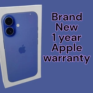 Apple iPhone 16 128GB ULTRAMARINE BLUE UNLOCKED NEW SEALED 1 YEAR APPLE WARRANTY - Picture 1 of 5