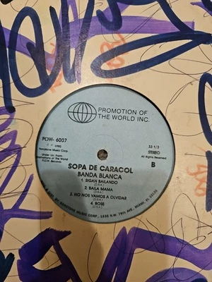 BANDA BLANCA Sopa de Caracol CON EL NUEVO RITMO PUNTA 1990 Vinyl Missing Cover Foto 1 de 2