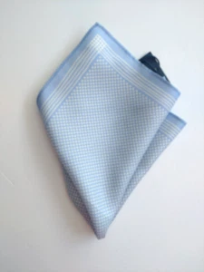 CHARLES TYRWHITT * NEW * LIGHT BLUE SILK MEN'S TOP POCKET SQUARE RRP £19.95 - Picture 1 of 7