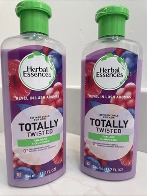 Herbal Essences Totally Twisted Curly Hair SHAMPOO 11.7 oz each NEW Lot Of 2 - Image 1 of 2