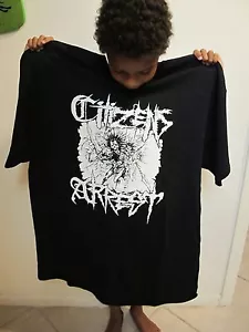 CITIZENS ARREST NYHC Girls T-Shirt KBD BORN AGAINST RORSCHACH INFEST SSD NAUSEA - Picture 1 of 2