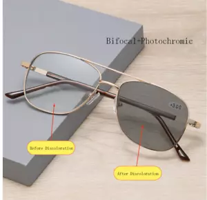Occhiali da sole da esterno fotocromatici da uomo anti luce blu bifocale - Foto 1 di 21