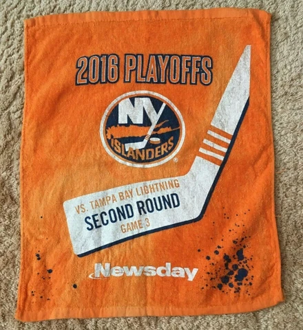 New York Islanders 2016 NHL Playoffs Rounds One and Two Orange Rally Towels Cover