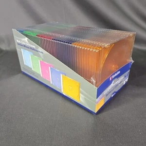 Custodie porta CD e DVD Verbatim Slim assortite 94178 multicolore numero 50 - Foto 1 di 4