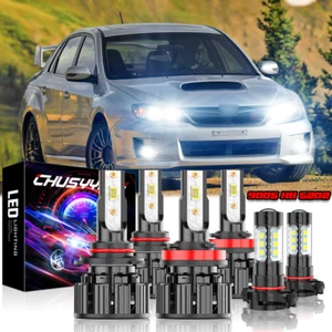 For Subaru Impreza 2012-2016 Combo 6x LED Headlight Hi Low Fog Light Bulbs - Picture 1 of 13