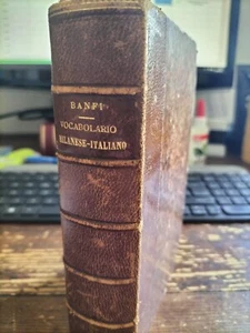 ITALIENISCHER MAILAND Wortschatz Giuseppe Banfi 1870 dritte Ausgabe - Bild 1 von 3