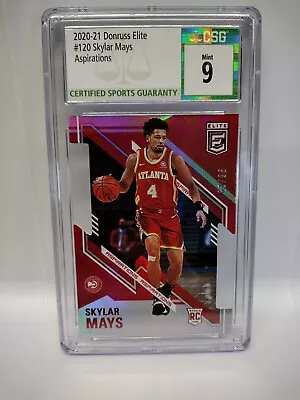 🏀#d /96! RC Skylar Mays 2020-21 Panini Donruss Elite Aspirations Die-Cut #120 - Image 1 of 4