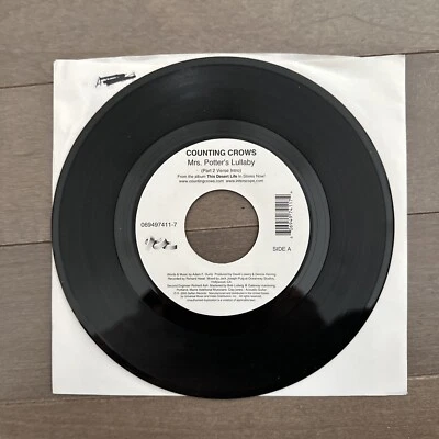 Mrs. Potters Lullaby by Counting Crows Vinyl 45 Jukebox All My Friends Rare - Image 1 of 2
