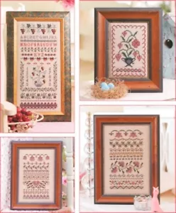 Libro de patrones de punto de cruz y abalorios STITCH A BEADED GARDEN ~ 18 Diseños - Imagen 1 de 9
