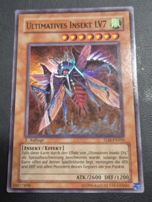 Yugioh, Ultimatives insekt LV7, TLM-DE010, 1.Auflage, deutsch, Near Mint - Bild 1 von 4