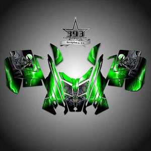 2010 - 2015 POLARIS PRO RMK - RUSH Decal Sticker Wrap Graphics Guardian Green - Bild 1 von 1